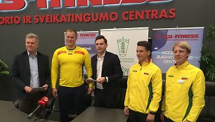 Rimantas Mikaitis, Andrius Gudžius, Tadas Puzara, Tomas Bendaravičius ir Mantas Lesnickas