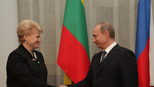 Dalios Grybauskaitės ir Vladimiro Putino susitikimas 2010 metais