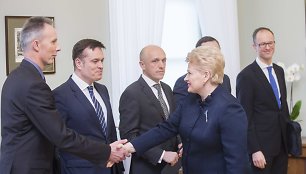 Kęstutis Jucevičius, Dainoras Bradauskas, Saulius Urbanavičius, Evaldas Pašilis, Rimvydas Norkus ir Dalia Grybauskaitė