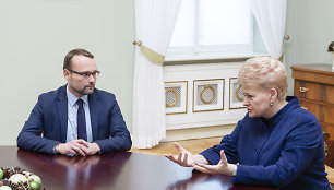 Mindaugas Kvietkauskas, Dalia Grybauskaitė