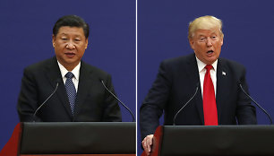 Xi Jinpingas ir Donaldas Trumpas