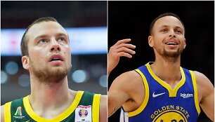 Lukas Lekavičius ir Stephenas Curry