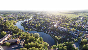 Molėtai iš paukščio skrydžio