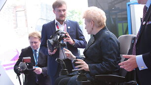 Prezidentė Dalia Grybauskaitė vertina technologijų privalumus