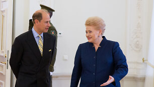 Princas Edvardas ir Dalia Grybauskaitė