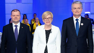 Saulius Skvernelis, Ingrida Šimonytė, Gitanas Nausėda