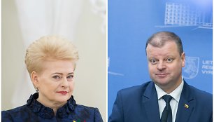 Dalia Grybauskaitė ir Saulius Skvernelis