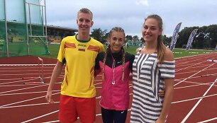 Eduardas Survilas, Gabija Galvydytė ir Urtė Bačianskaitė