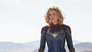 Brie Larson filme „Kapitonė Marvel“