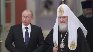 Vladimiras Putinas ir patriarchas Kirilas