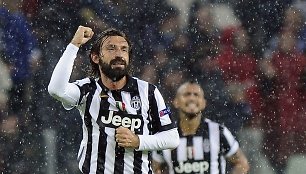 Andrea Pirlo žaidė 100-ąsias Čempionų lygos rungtynes