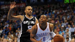 Tony Parkeris ir Russelas Wesbrookas