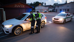 Naktinis policijos reidas Palangoje