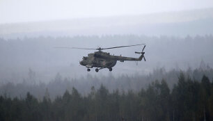 Rusijos armijos sraigtasparnis Mi-8