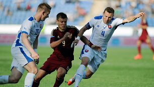 Rusijos ir Slovakijos kontrolinė rungtynės