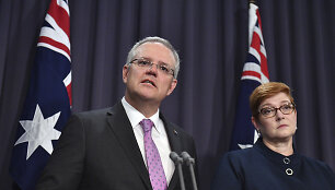 Australijos premjeras Scottas Morrisonas