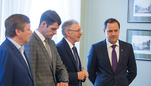 Ramūnas Karbauskis, Remigijus Žemaitaitis, Gediminas Kirkilas, Valdemaras Toma&scaron;evskis
