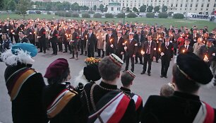 Karo pabaigos paminėjimas Vienoje