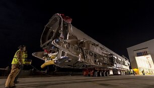 Raketa &bdquo;Antares&rdquo;, kelianti erdvėlaivį &bdquo;Cygnus&ldquo; su Lietuvos palydovais i&scaron; Volopo salos NASA skrydžių centro