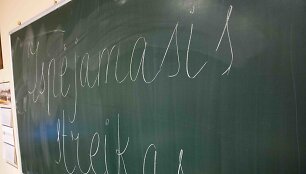 Streikas Vilniaus Simono Daukanto gimnazijoje
