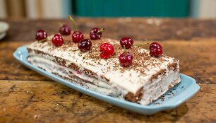 &bdquo;Sudegęs&ldquo; tarpukario tortas su &scaron;okoladu