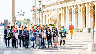 Turistai Venecijoje