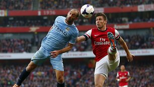 Pablo Zabaleta ir Olivier Giroud