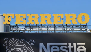 &bdquo;Nestle&ldquo; ir &bdquo;Ferrero&ldquo; logotipai