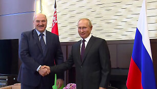 Aliaksandras Luka&scaron;enka ir Vladimiras Putinas