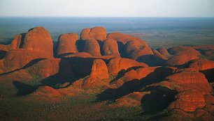 Kata Tjuta uolos Australijoje 