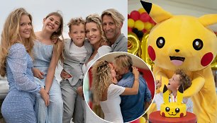 E.Daniūtės sūnui Romeo sukako 7-eri: šventė „Pokemonų“ tema ir tradicija, kuria nebuvo patenkintas