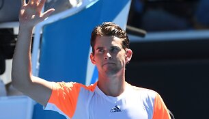 Dominicas Thiemas prie&scaron; Benoitą Paire