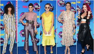Zendaya, Vanessa Hudgens, Millie Bobby Brown, Paris Jackson ir Bella Thorne
