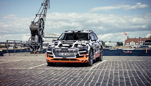 &bdquo;Audi&ldquo; atskleidė &bdquo;Audi e-tron&ldquo; elektromobilio salono i&scaron;vaizdą