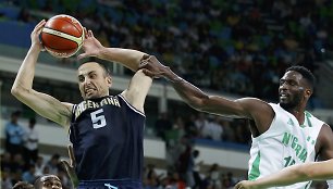 Argentina olimpiados starte įveikė Nigeriją