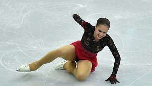 Alina Zagitova liko antra Europos čempionate Minske.