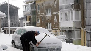 Slovėnija &ndash; ledo gniaužtuose.