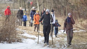 Atidaryta nauja pėsčiųjų ir slidinėjimo trasa