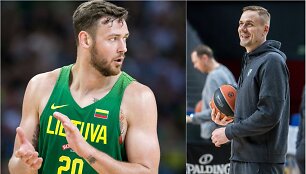 Donatas Motiejūnas ir Robertas Javtokas
