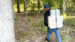Pasienio miške VSAT pareigūnai su įkalčiais sučiupo savo nuolatinį „klientą“