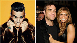Robbie Williamsas su žmona Ayda Field