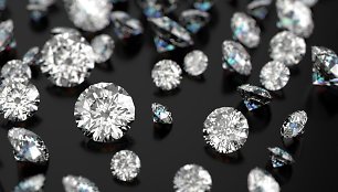 Aukcione netrukus bus parduotas didžiausias pasaulyje briaunuotas juodasis deimantas