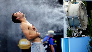 &Scaron;iemet &bdquo;Australian Open&ldquo; organizatoriai gerokai daugiau dėmesio skirs lauko temperatūrai