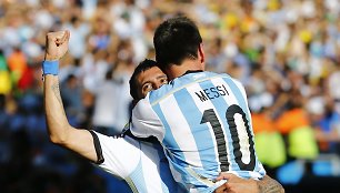 Angelis di Maria ir Lionelis Messi