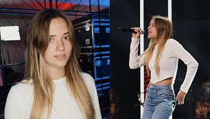 Grupės „Mėlyna“ vokalistė Beata Beatričė Šiuikaitė