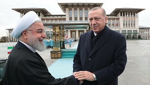 Hassanas Rouhani ir Recepas Tayyipas Erdoganas