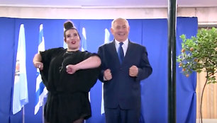 Netta Barzilai ir Benjaminas Netanyahu