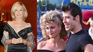 Olivia Newton-John ir Johnas Travolta filme „Briliantinas“