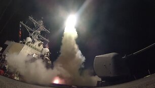 JAV smogė raketomis Sirijai