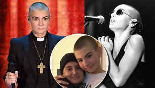 Sin&eacute;ad O'Connor su sūnumi Shane'u
